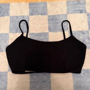 Garage Black bralette top